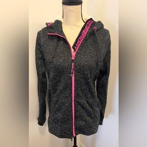 New without tag super dry black with white fur hoodie size US 10 like a medium
